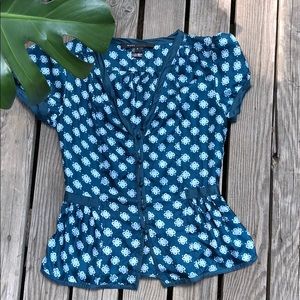 Marc Jacobs silk peplum top